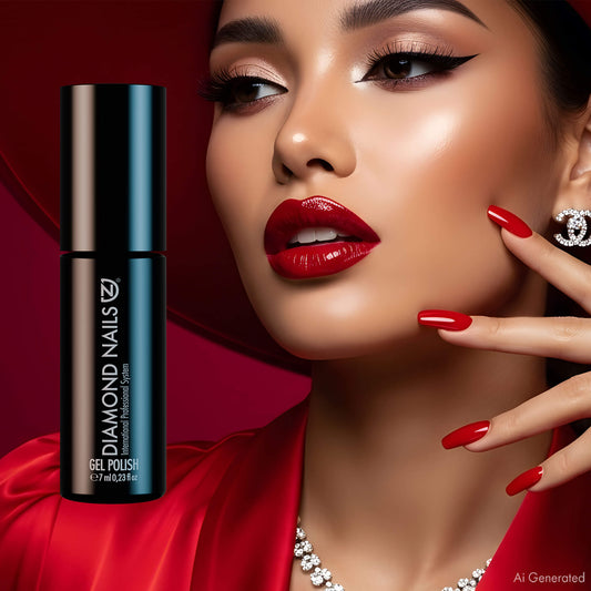 Gel Polish – Red – DN134 – 7ml – HEMA Free-1