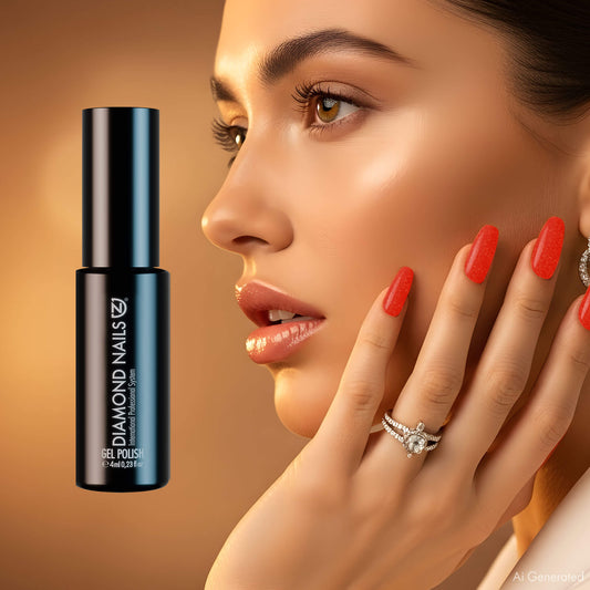 Gel Polish – Shimmery Grapefruit – DN137 – 4ml – HEMA Free-1