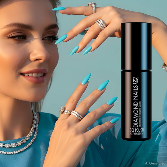 Gel Polish – Sky Blue – DN263 – 7ml – HEMA Free-1