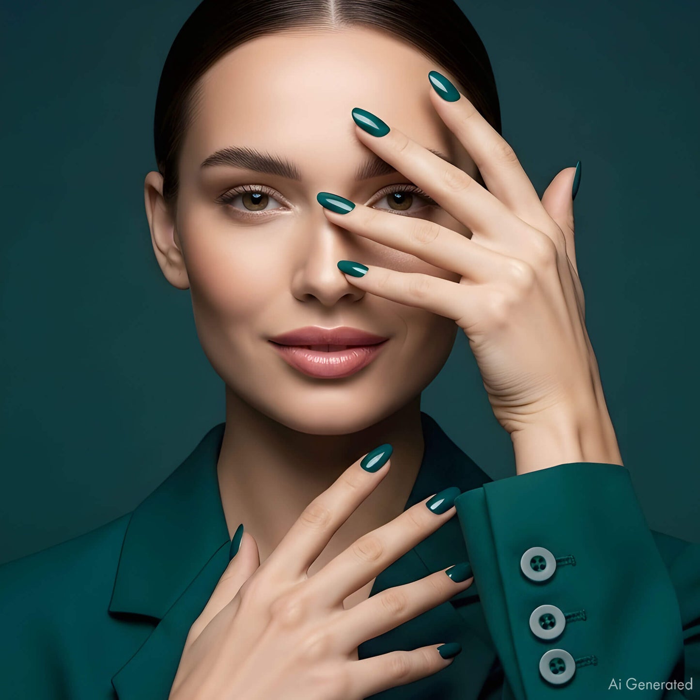 Gel Polish – Deep Olive Green – DN275 – 4ml – HEMA Free-3