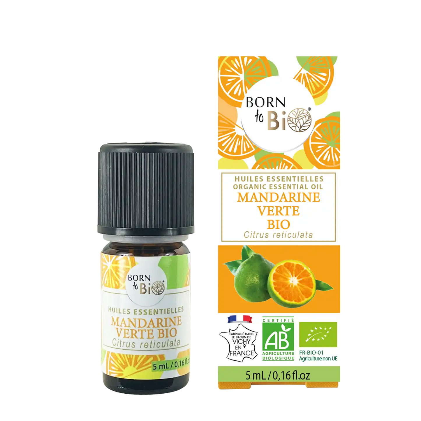 Huile essentielle Mandarine verte Certifiée Bio-0