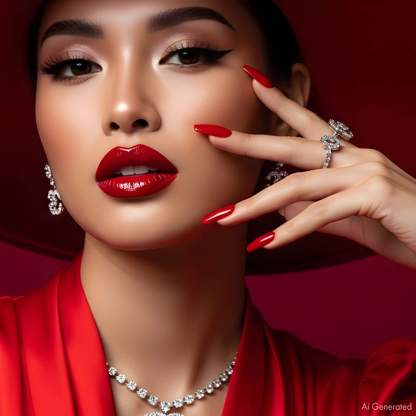 Gel Polish – Red – DN134 – 7ml – HEMA Free-2