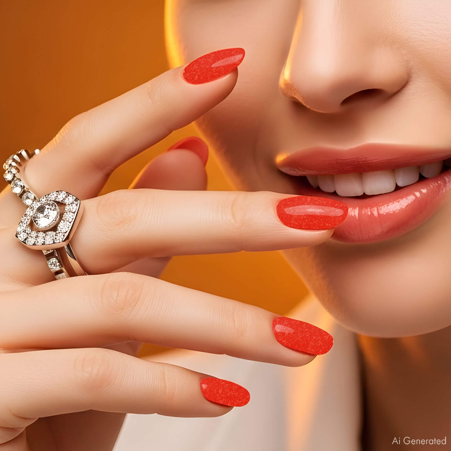 Gel Polish – Shimmery Grapefruit – DN137 – 4ml – HEMA Free-2