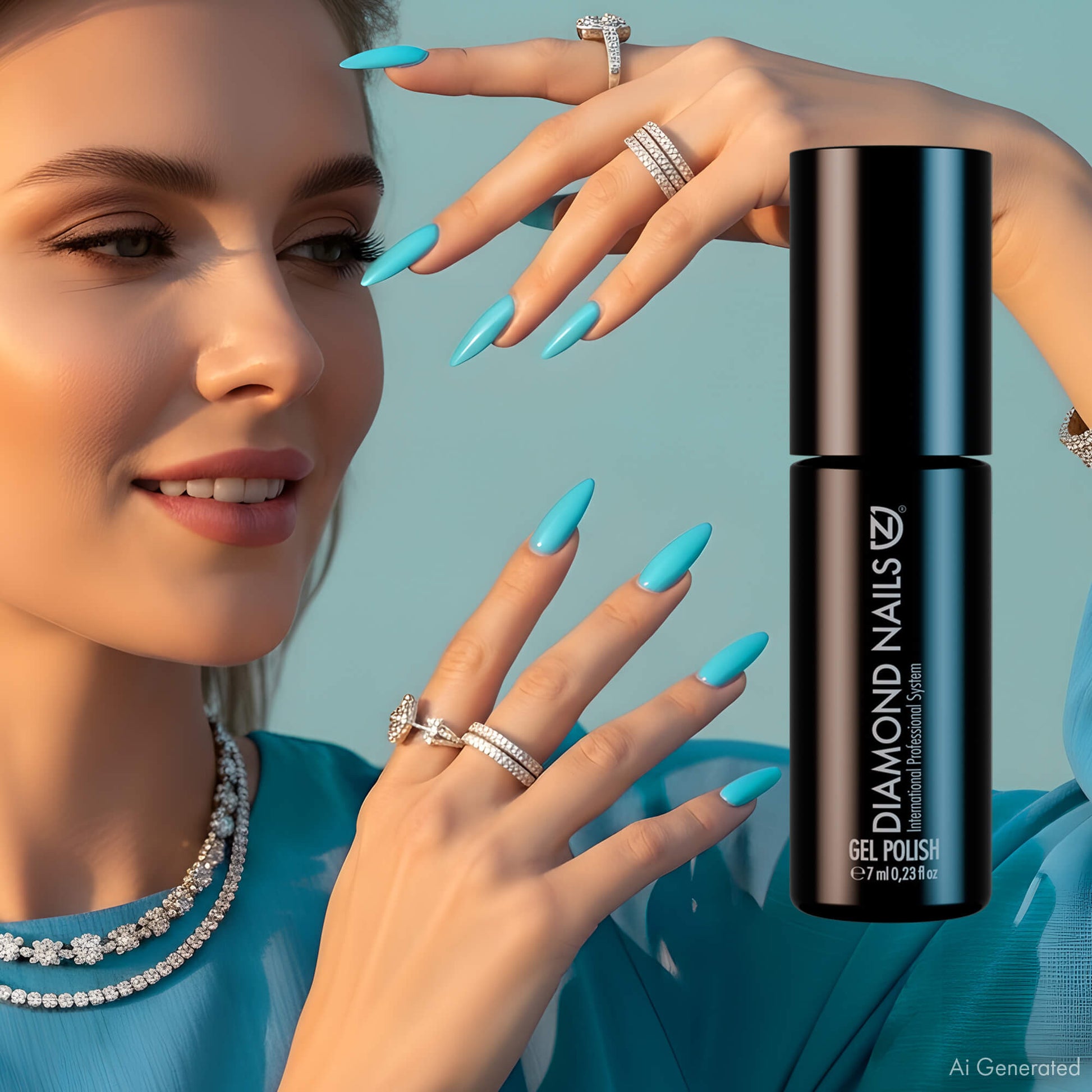 Gel Polish – Sky Blue – DN263 – 7ml – HEMA Free-1
