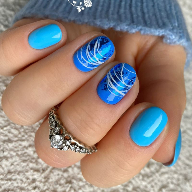 Gel Polish – Sky Blue – DN263 – 7ml – HEMA Free-4