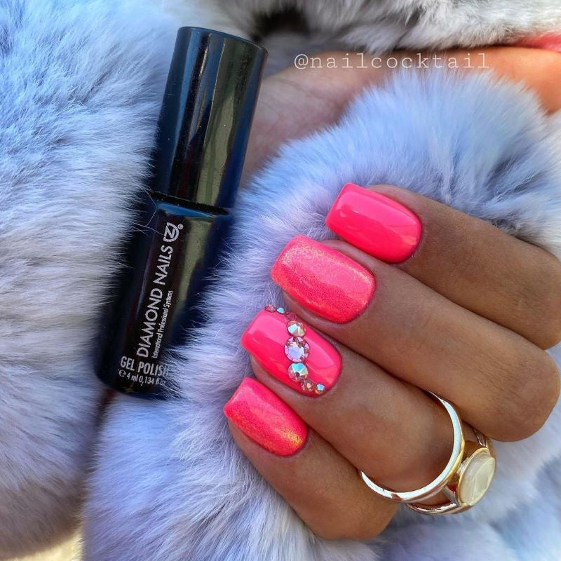Gel Polish – Flamingo Beach Pink – DN265 – 7ml – HEMA Free-6