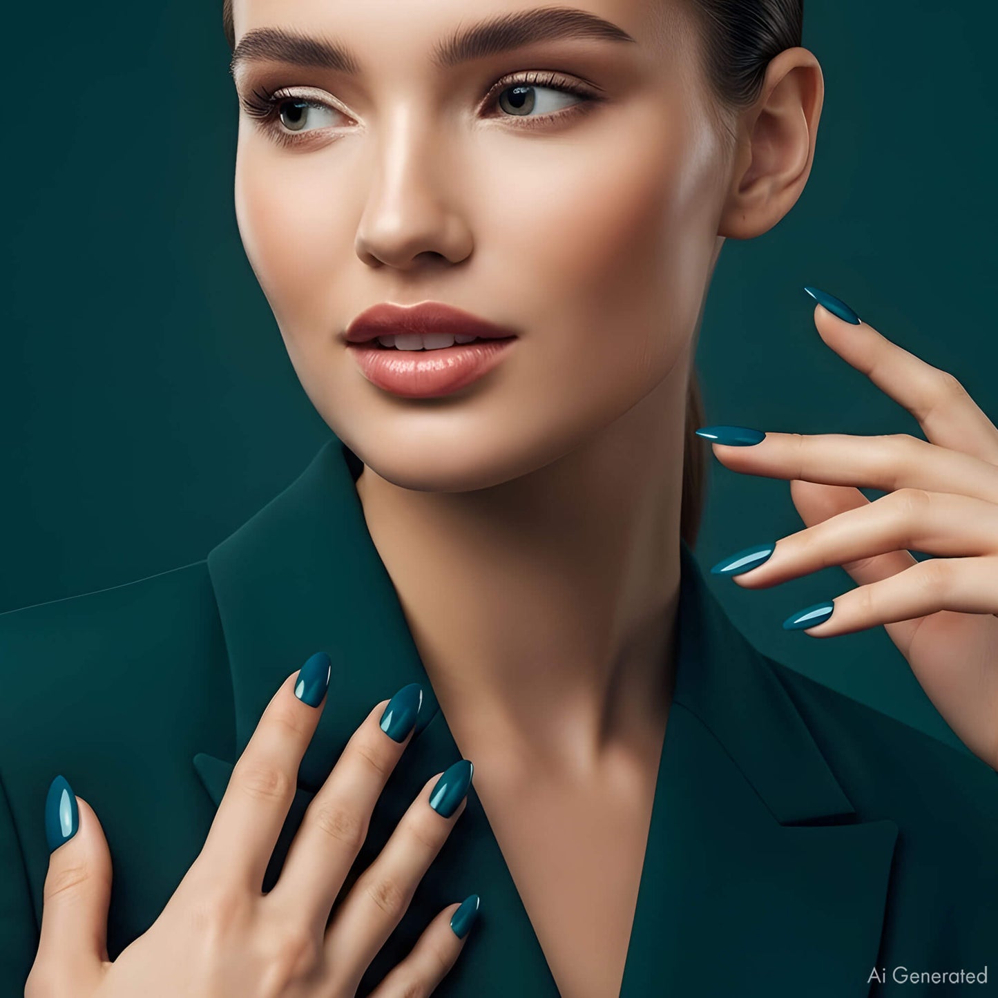 Gel Polish – Deep Olive Green – DN275 – 4ml – HEMA Free-2