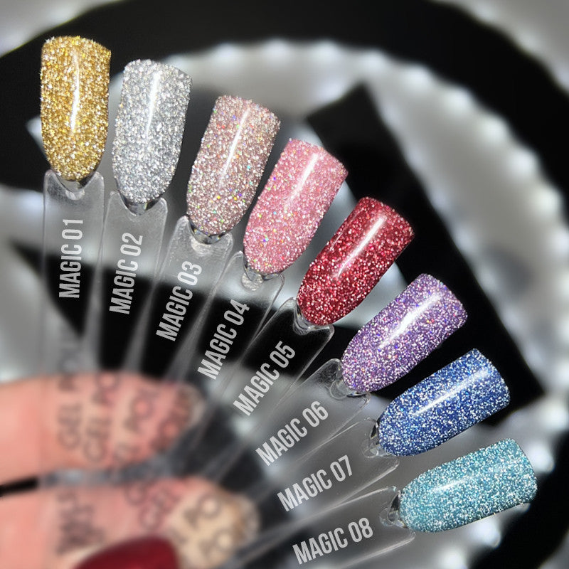 GPMAGIC06 Reflective, Purple Glitter Magic 7ml-7