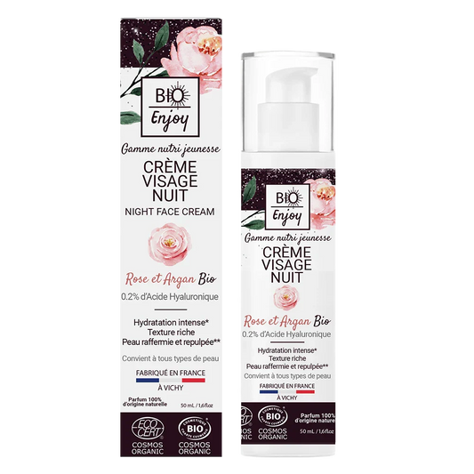 Crème de Nuit Rose Argan – Certifiée Bio-0